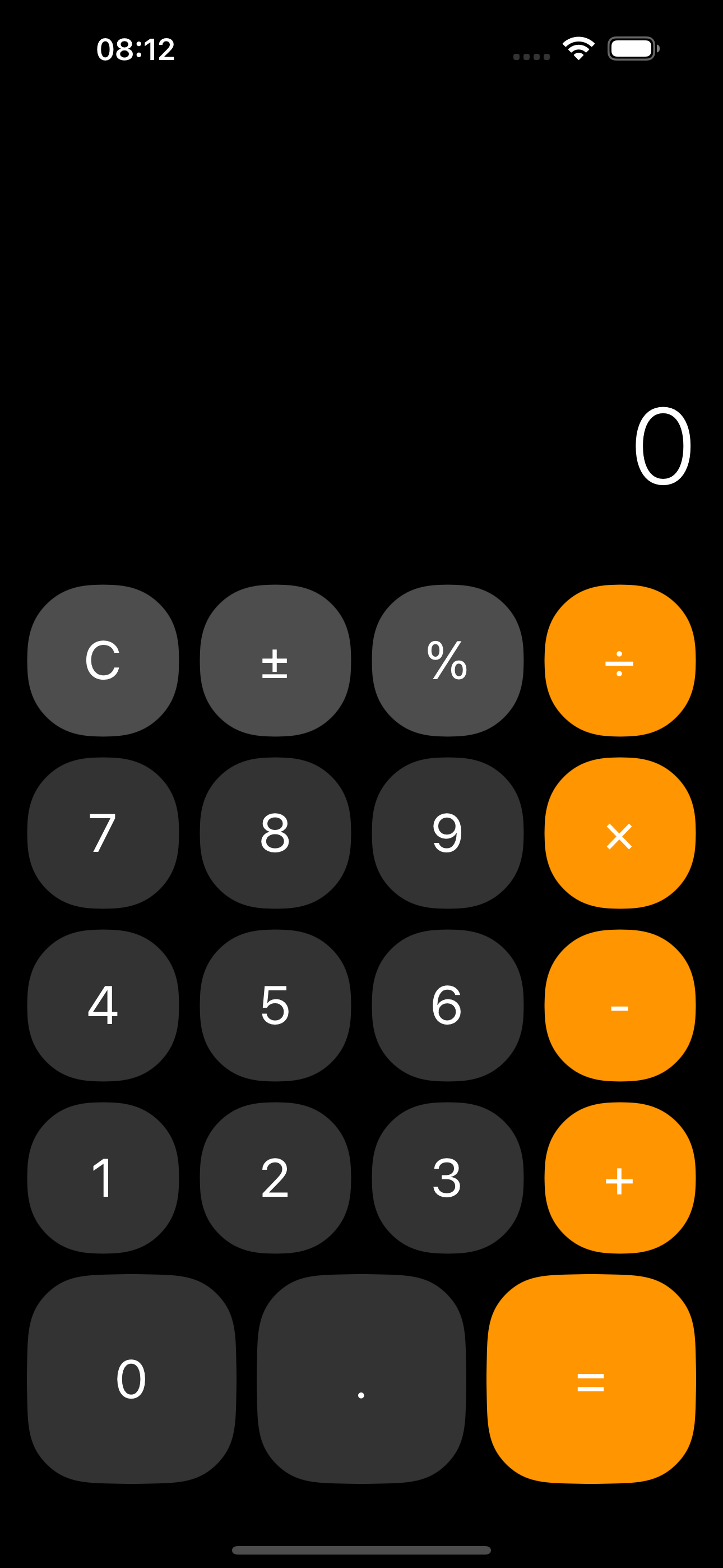 Calculator-style lock screen